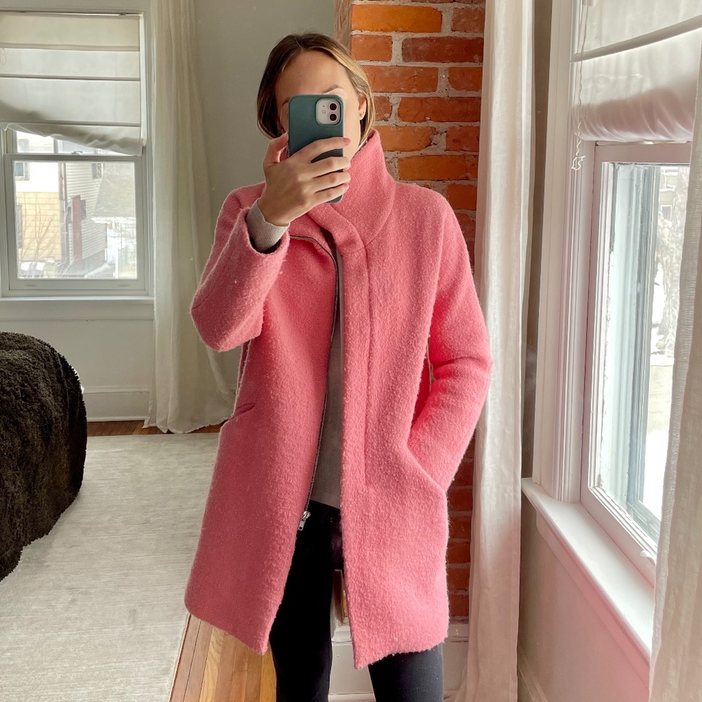 Zara Pink Everyday Coat